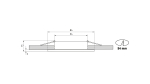 Ceiling lighting point fitting Aqua cast round Fixted white